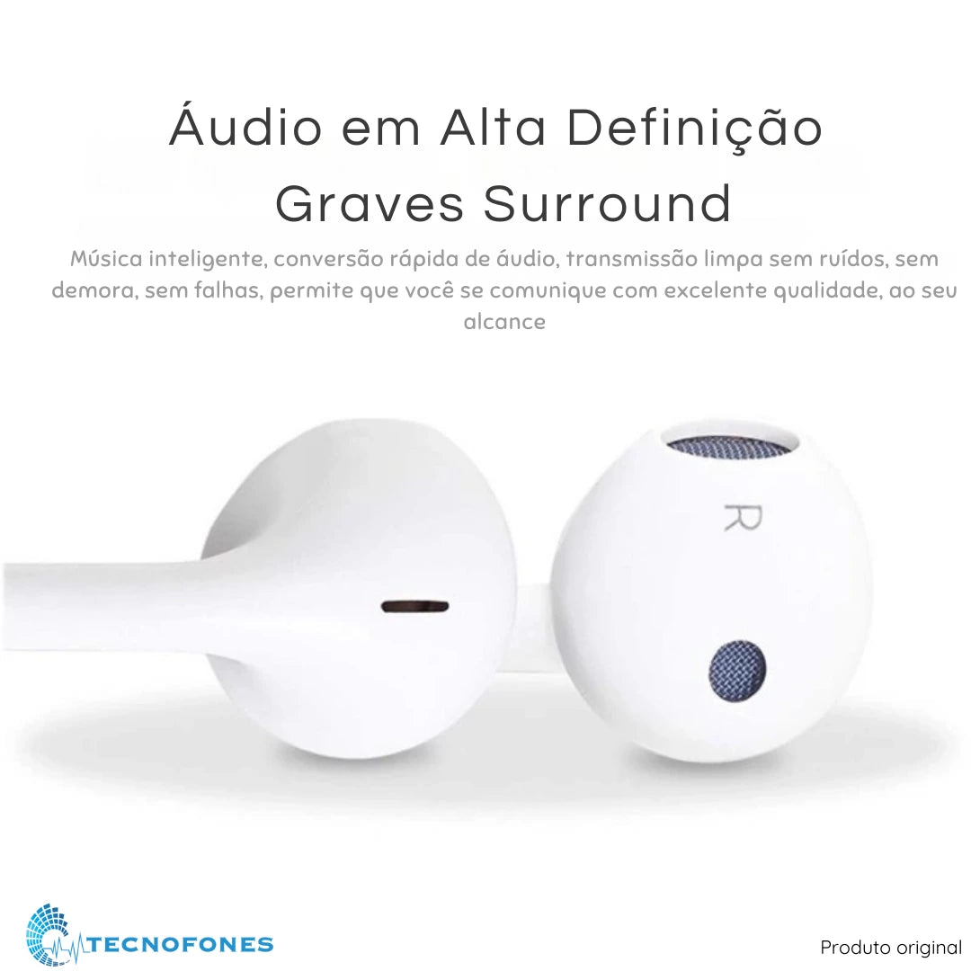 Fone de Ouvido Tapple P2 Alta Qualidade com Microfone