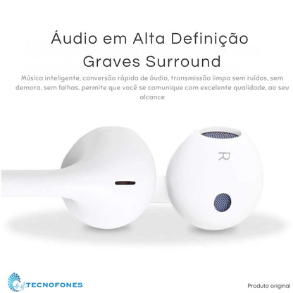 Fone de Ouvido Tapple P2 Alta Qualidade com Microfone