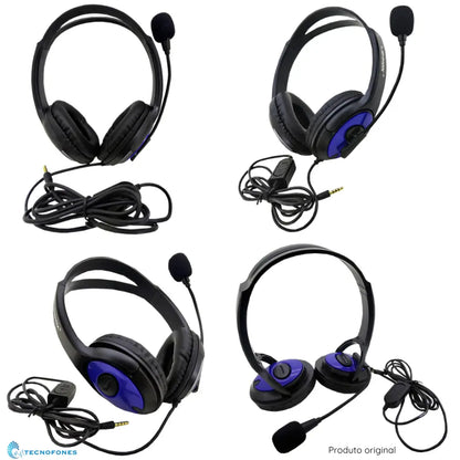 Fone Com Fio Headphone Gamer Para Pc Ps4 Xbox One